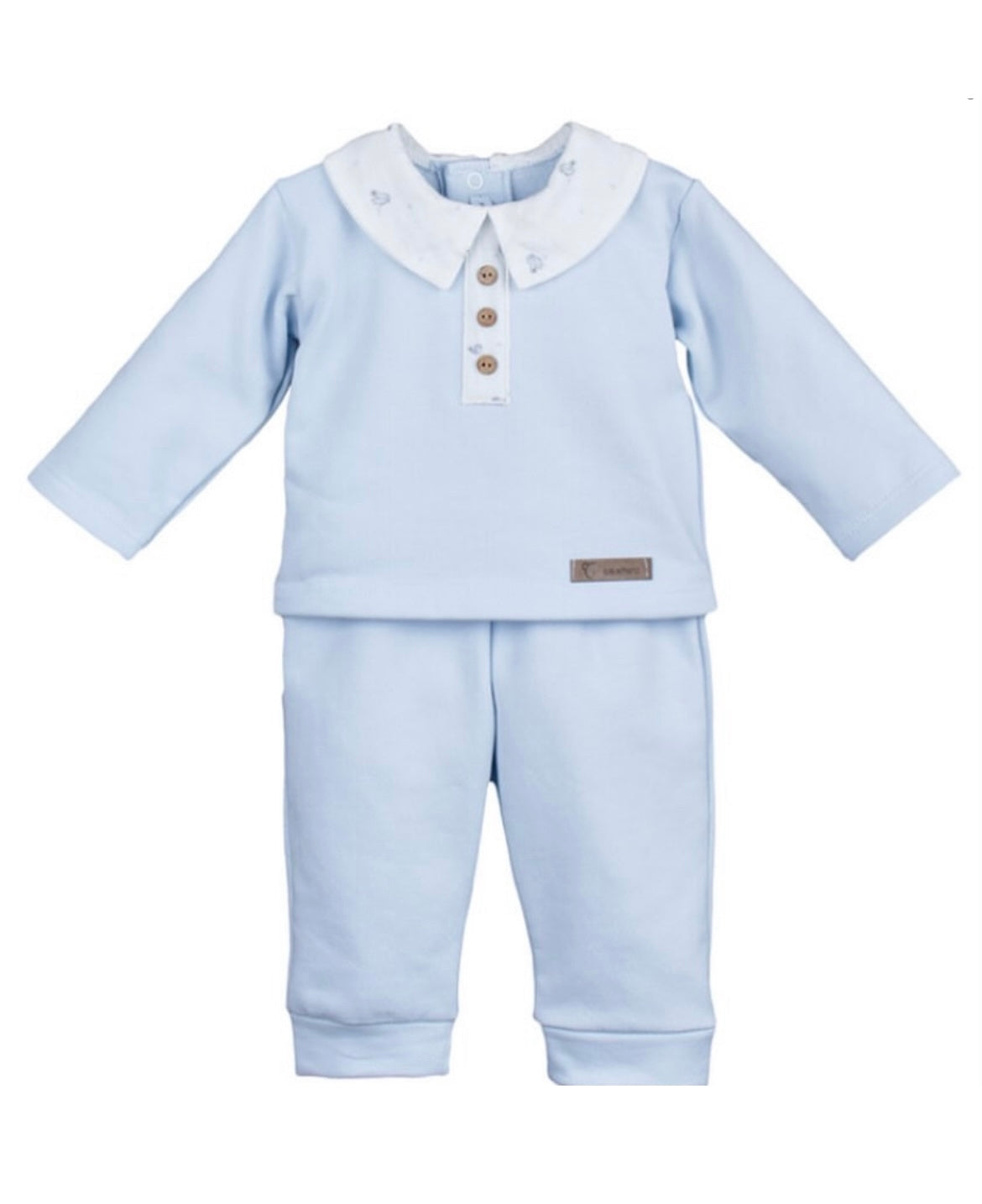 Calamaro Blue Boys Two Piece Trouser Set